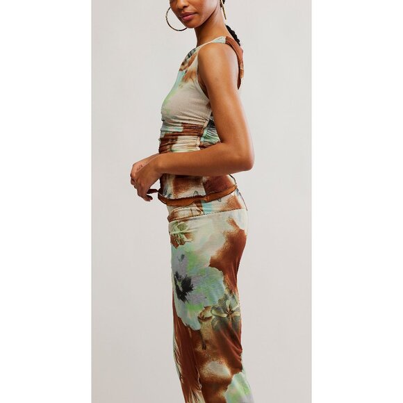 🆕 FREE PEOPLE Ash Knit Top / Moss Combo - Picture 5 of 6